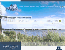 Tablet Screenshot of jft-watersport.nl